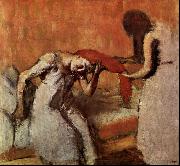 Edgar Degas Seated Woman Having her Hair Combed France oil painting reproduction